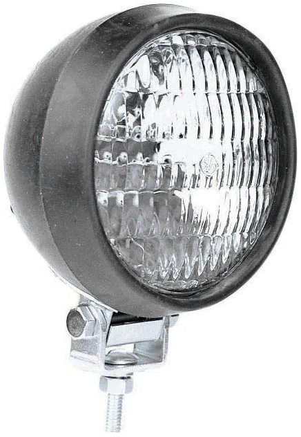 V507 – PETERSON MFG Work Light, Pedestal Mount Rotating 30 Watts Incandescent Bulb Round Black Housing With 15 Foot C...
